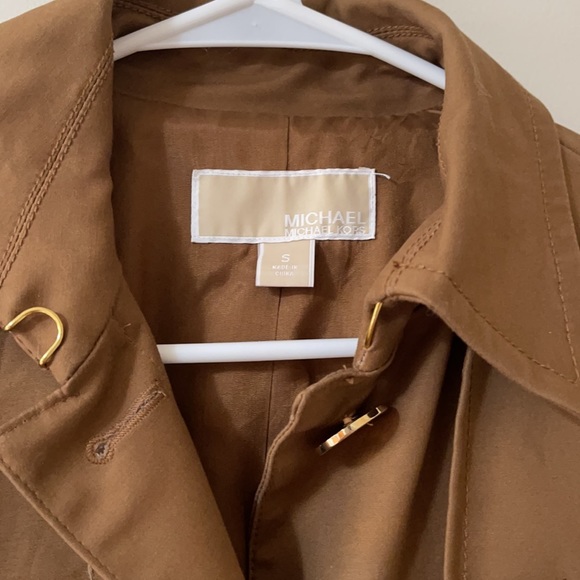 Michael Kors Tan Trench Coat - Picture 3 of 10